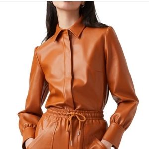 French ConnectionCrolenda Vegan Leather Shirt